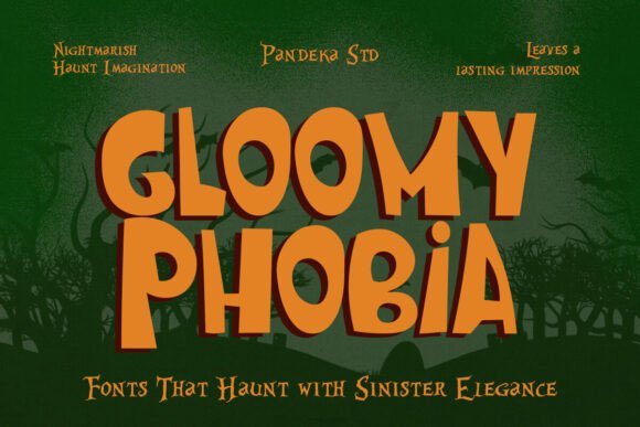 Gloomy Phobia Font - Featured Image