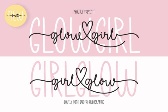 Glow Girl Font - Featured Image
