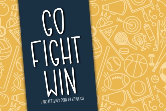 Go Fight Win Font - Featured Image