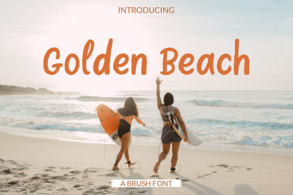 Golden Beach Font - Featured Image