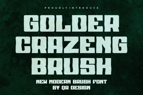 Golder Crazeng Brush Font - Featured Image