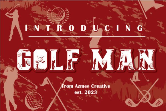 Golf Man Font - Featured Image