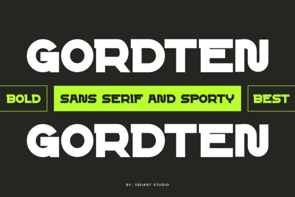 Gordten Font - Featured Image