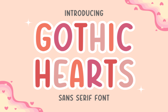 Gothic Hearts Font - Featured Image