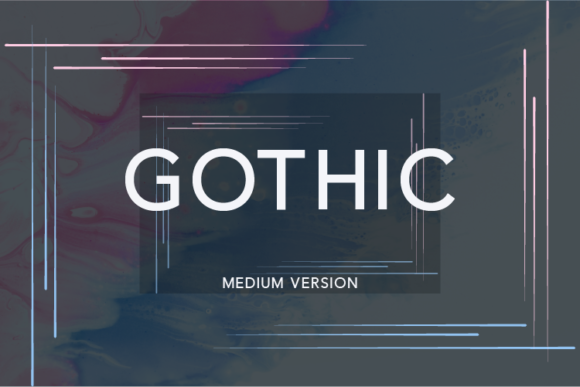 Gothic Medium Font - Featured Image
