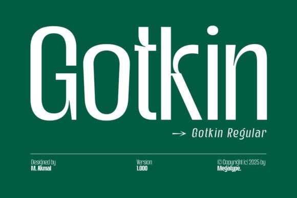 Gotkin Font - Featured Image