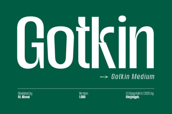 Gotkin Medium Font - Featured Image