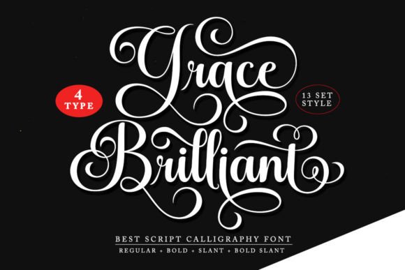 Grace Brilliant Font - Featured Image