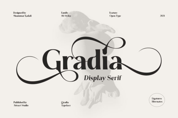 Gradia Font - Featured Image