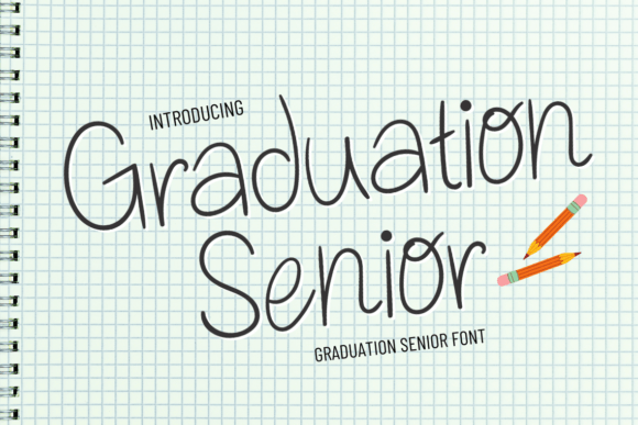 Graduation Senior Font - Featured Image