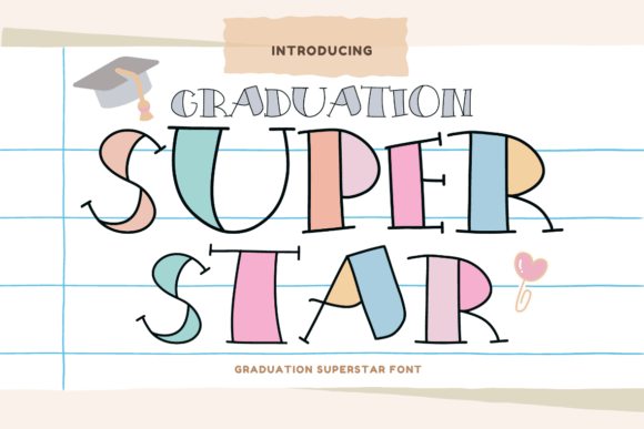 Graduation Superstar Font - Featured Image
