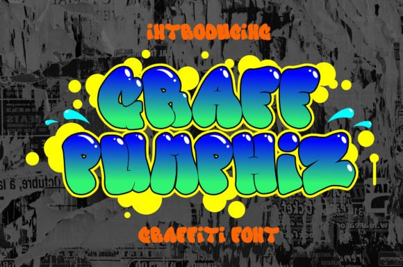 Graff Pumphiz Font - Featured Image