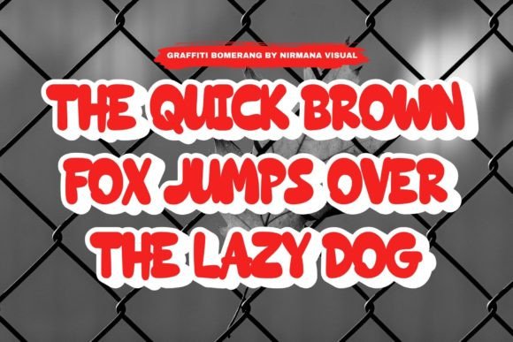 Graffiti Bomerang Font - Featured Image
