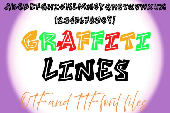 Graffiti Lines Font - Featured Image