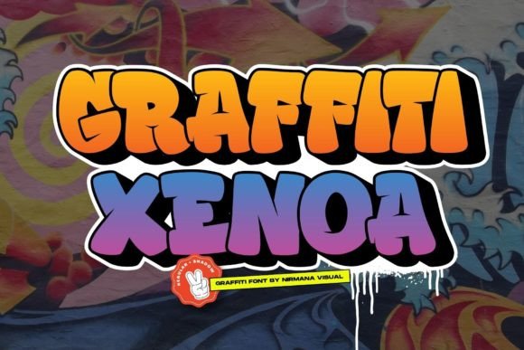 Graffiti Xenoa Font - Featured Image