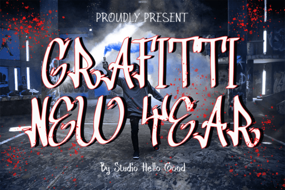 Grafitti New Year Font - Featured Image
