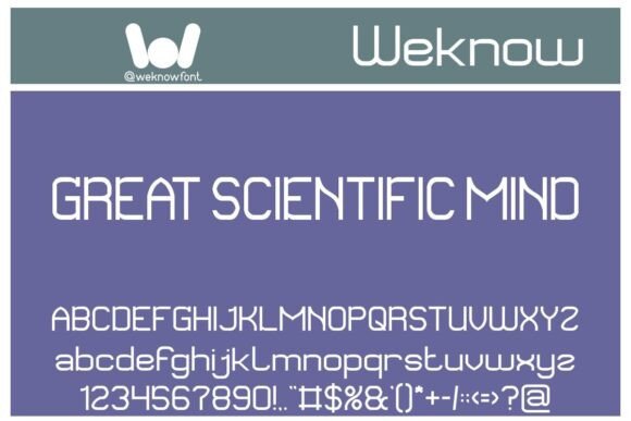 Great Scientific Mind Font - Featured Image