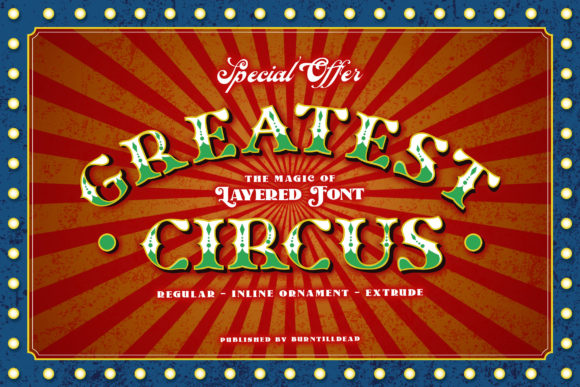 Greatest Circus Font - Featured Image