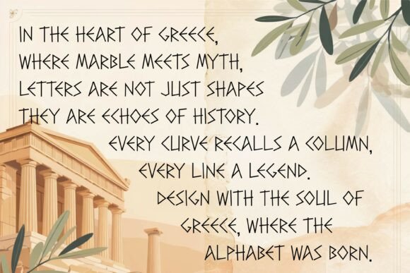 Greek Odyssey Font - Featured Image