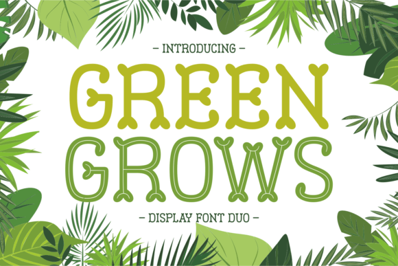 Green Grows Font - Featured Image