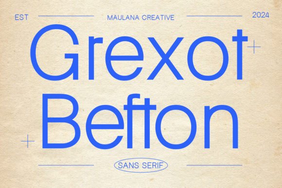 Grexot Befton Font - Featured Image