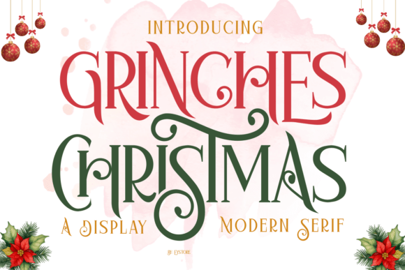 Grinches Christmas Font - Featured Image