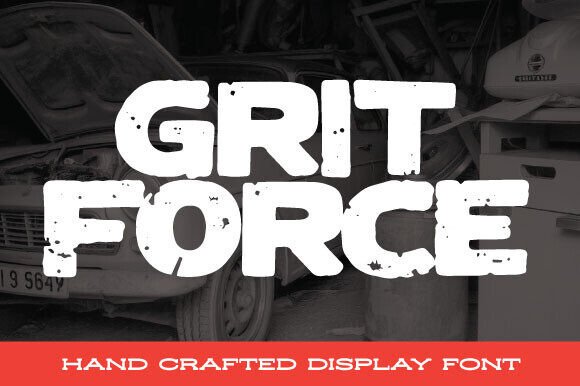 Grit Force Font - Featured Image