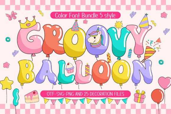 Groovy Balloon Font - Featured Image