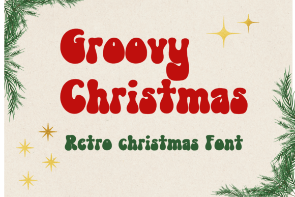 Groovy Christmas Font - Featured Image