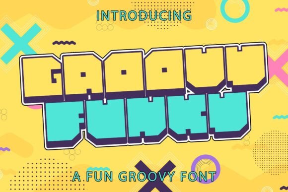 Groovy Funky Font - Featured Image