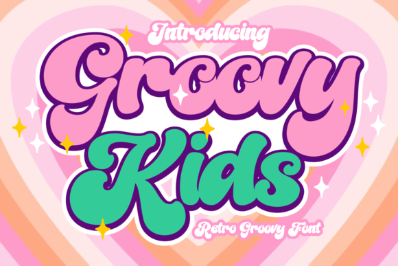 Groovy Kids Font - Featured Image