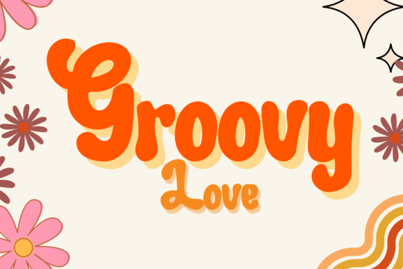 Groovy Love Font - Featured Image