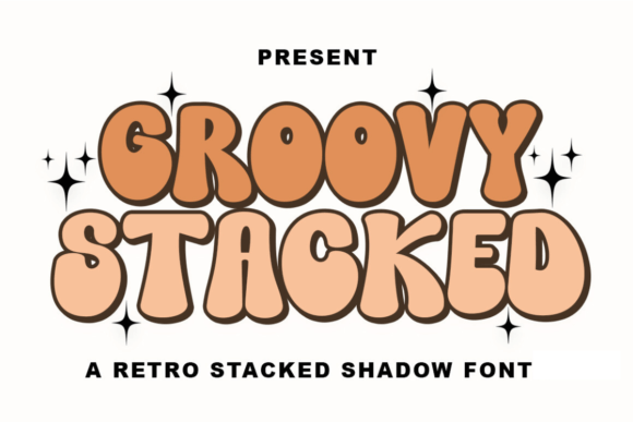 Groovy Stacked Font - Featured Image
