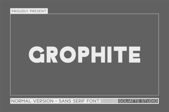 Grophite Font - Featured Image