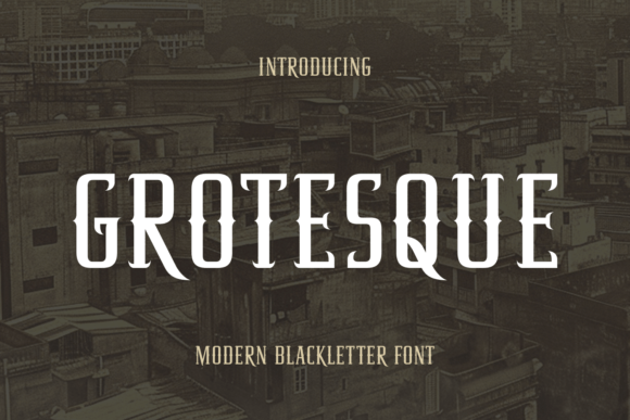 Grotesque Font - Featured Image
