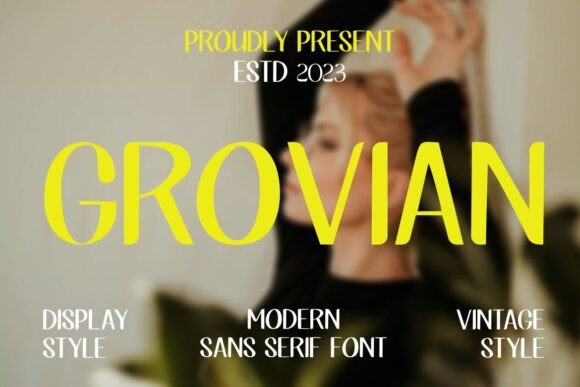 Grovian Font - Featured Image