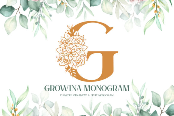 Growina Monogram Font - Featured Image