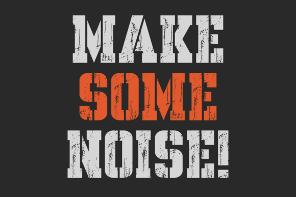 Grunge Corps Font - Featured Image