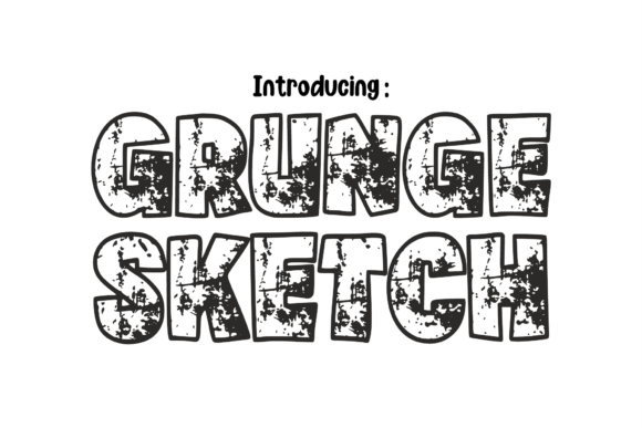 Grunge Sketch Font - Featured Image