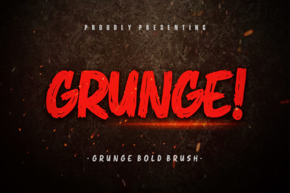 Grunge! Font - Featured Image