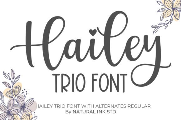 Hailey Trio Font - Featured Image