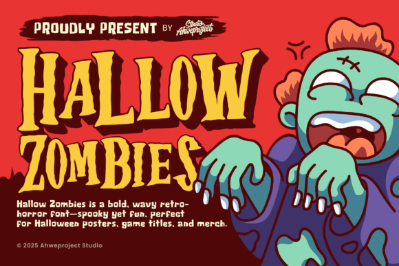 Hallow Zombies Font - Featured Image