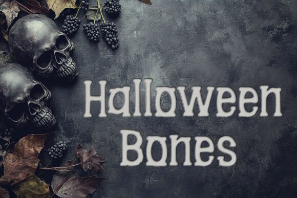 Halloween Bones Font - Featured Image