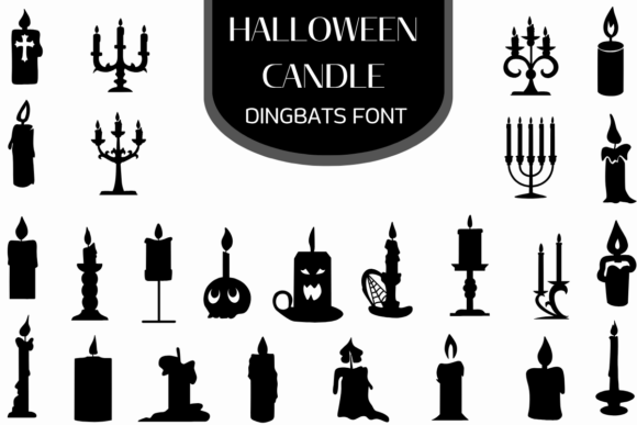 Halloween Candle Font - Featured Image