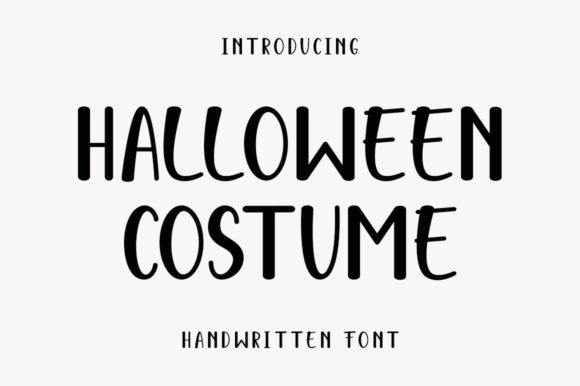 Halloween Costume Font - Featured Image