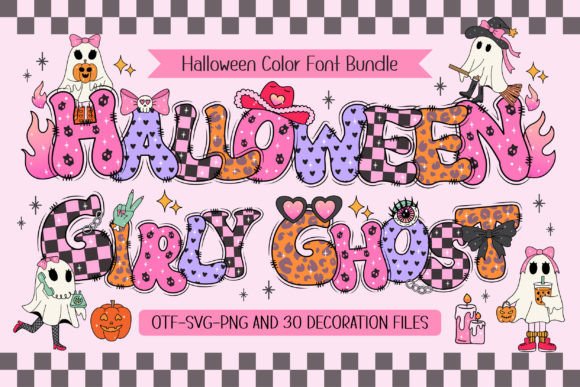 Halloween Girly Ghost Font - Featured Image