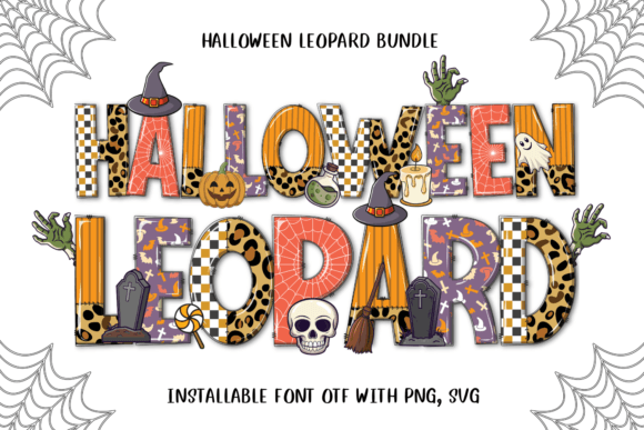 Halloween Leopard Font - Featured Image