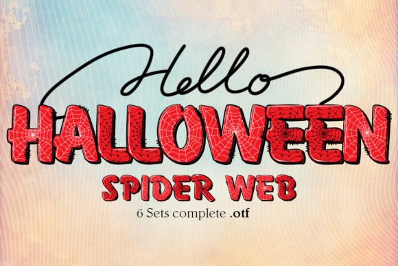 Halloween Spider Web Font - Featured Image
