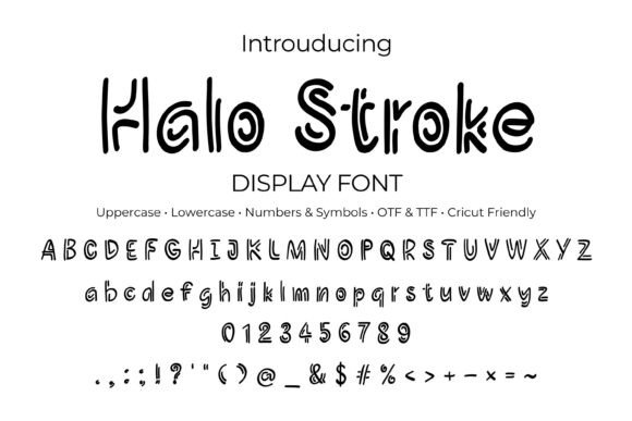 Halo Stroke Font - Featured Image