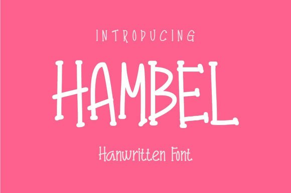 Hambel Font - Featured Image